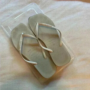 White flip flips